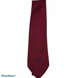 Christian Dior Striped Red Blue Tie